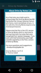 Drive by Notes Lite screenshot 6