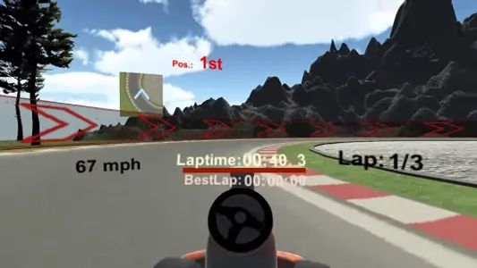 GoKart Racer VR Cardboard screenshot 3