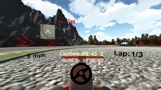 GoKart Racer VR Cardboard screenshot 4