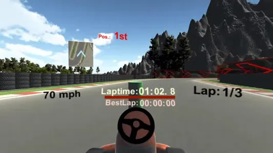 GoKart Racer VR Cardboard screenshot 5