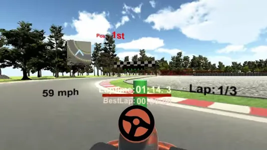 GoKart Racer VR Cardboard screenshot 6