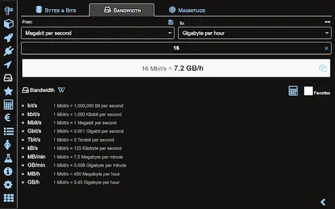 Unit converter MxUnit Pro screenshot 14