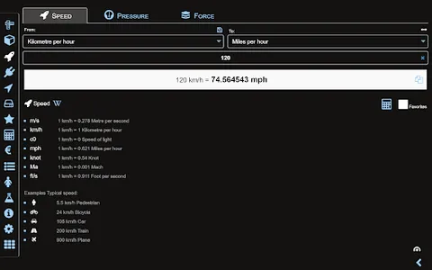 Unit converter MxUnit Pro screenshot 16