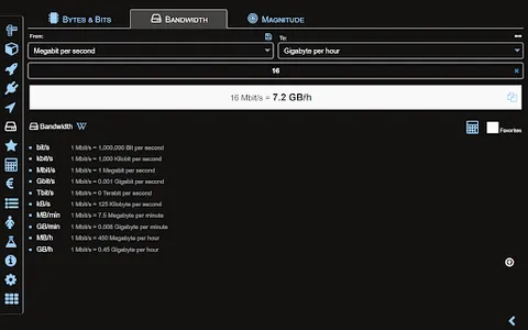 Unit converter MxUnit Pro screenshot 22