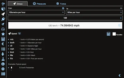 Unit converter MxUnit Pro screenshot 8