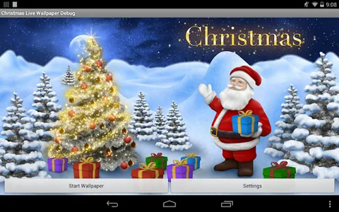 Christmas Live Wallpaper screenshot 0