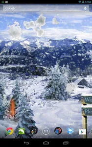 Winter Snow Live Wallpaper Pro screenshot 0