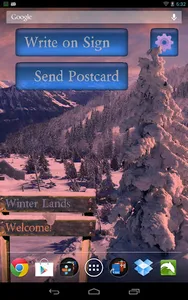 Winter Snow Live Wallpaper Pro screenshot 1