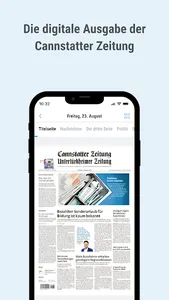 Cannstatter Zeitung E-Paper screenshot 0