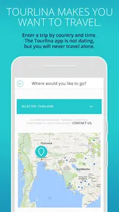 Tourlina - Female Travel App screenshot 1