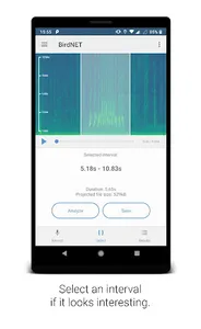 BirdNET screenshot 1