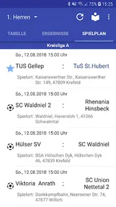 TuS St. Hubert Fußball screenshot 1
