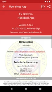 TV Geldern Handball screenshot 3