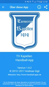 TV Kapellen Handball screenshot 3