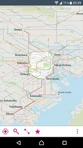 Tokyo Rail Map screenshot 0