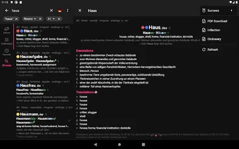 Nouns German Dictionary screenshot 8