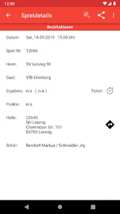 VfB Eilenburg Handball screenshot 2