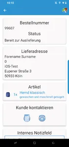 WaschMal Fahrer App screenshot 1