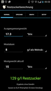Restzucker NT screenshot 0