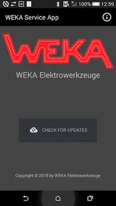 WEKA Service App screenshot 0