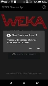 WEKA Service App screenshot 2