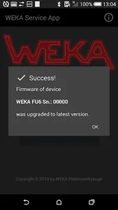 WEKA Service App screenshot 4