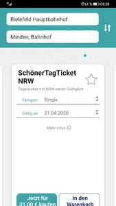 eurobahn-Tickets screenshot 6