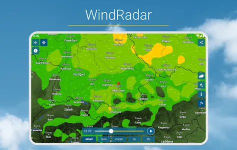 RegenRadar mit Unwetterwarnung screenshot 11