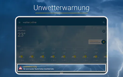 RegenRadar mit Unwetterwarnung screenshot 12