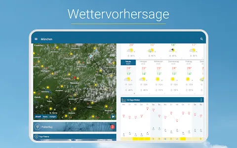 RegenRadar mit Unwetterwarnung screenshot 21