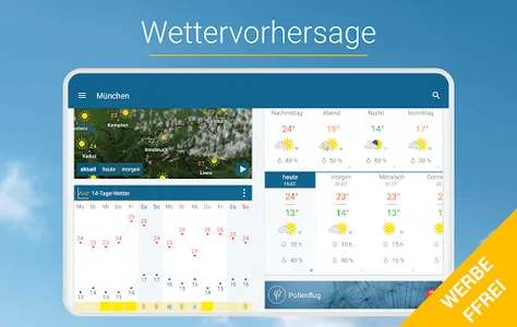 RegenRadar mit Unwetterwarnung screenshot 13