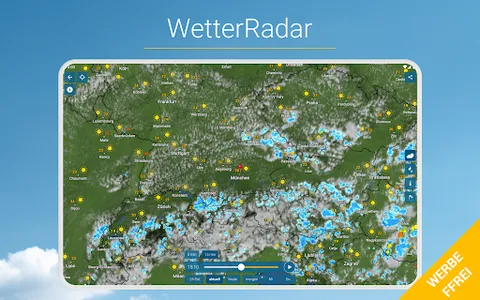 RegenRadar mit Unwetterwarnung screenshot 17