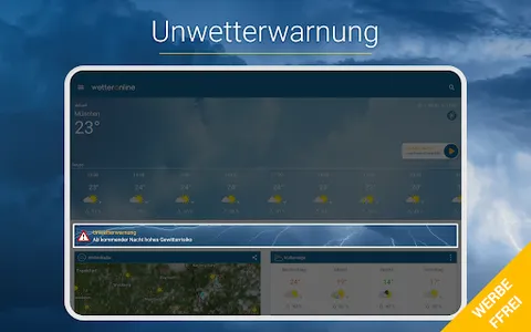 RegenRadar mit Unwetterwarnung screenshot 20