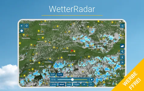 RegenRadar mit Unwetterwarnung screenshot 9