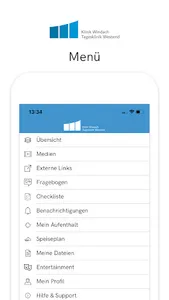 Klinik Windach Patientenapp screenshot 2