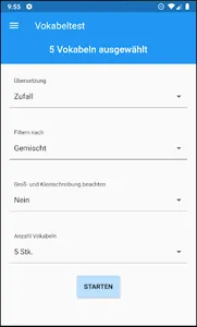 Vokabelhelfer - Vokabeltrainer screenshot 4
