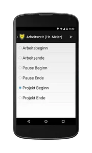 YellowTimeManager screenshot 2