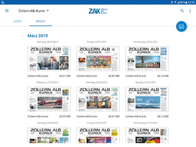 Zollern-Alb-Kurier E-Paper screenshot 6