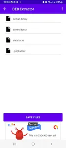 Deb File Opener & Extractor screenshot 1