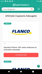CuponVoucher - Coduri Reducere screenshot 2