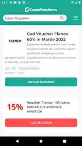 CuponVoucher - Coduri Reducere screenshot 3