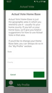 Actual Vote screenshot 1