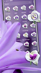 Purple Lily Theme screenshot 1