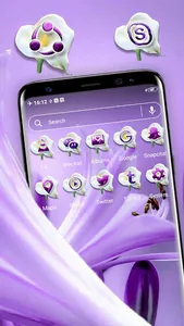 Purple Lily Theme screenshot 5