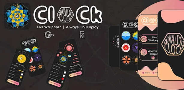 Analog Clock Live Wallpaper screenshot 0
