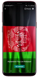 Afghanistan Flag LiveWallpaper screenshot 1