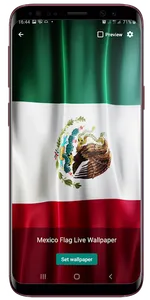 Mexico Flag Live Wallpaper screenshot 1