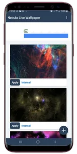 Nebula Live Wallpaper screenshot 0