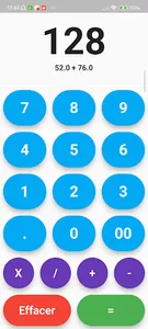 Calculatrice touches géantes screenshot 1