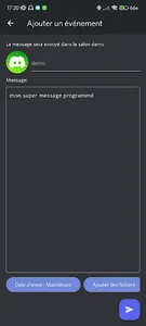 Planificateur pour Discord screenshot 2
